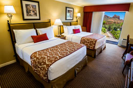 A standard room at the Best Western Arroyo Roble Hotel