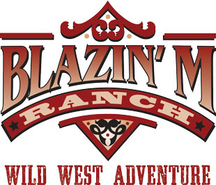 Blazin M Ranch logo