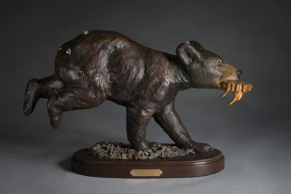The Great Escape by Raymond Gibby, bronze, 16"H x 26"W x 8"D