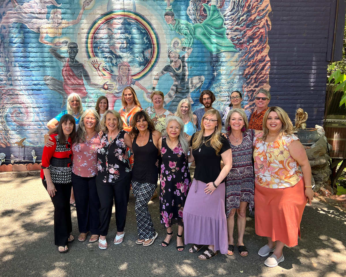 Group shot of the psychics at Center for the New Age