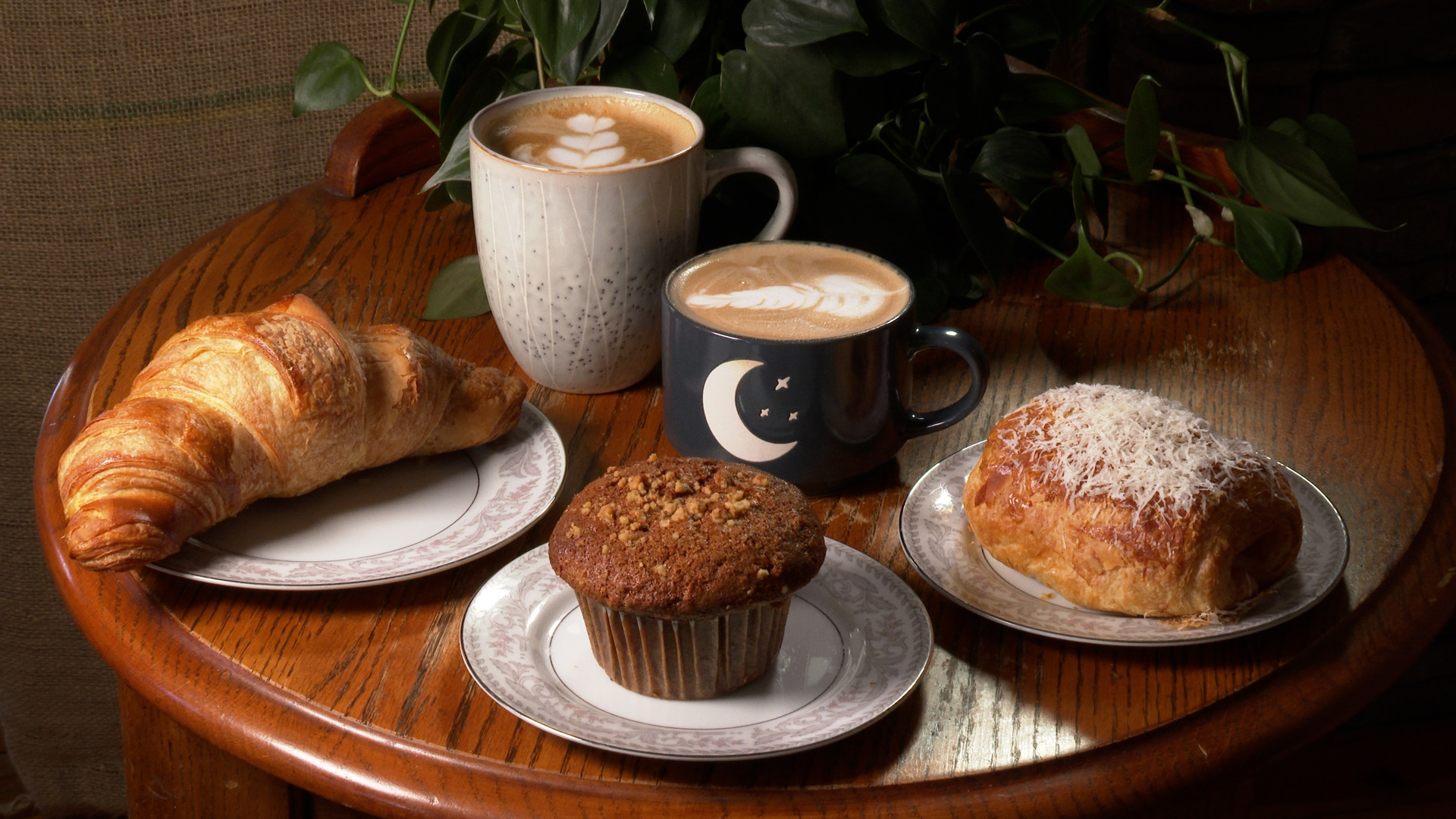 Coffee and baked goods at Cuptown Sedona coffee shop